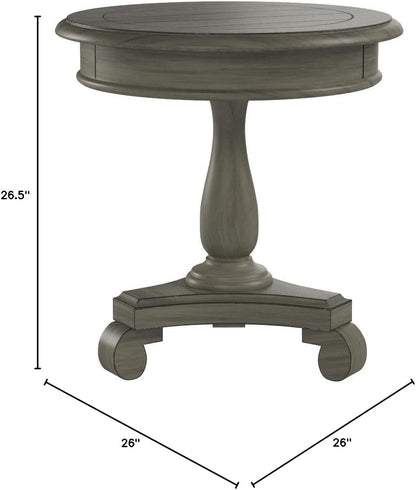 Modern Round Dining Table with Pedestal Base – Minimalist Kitchen Table for 2–4 People, Small Space Apartment & Dining Room Use