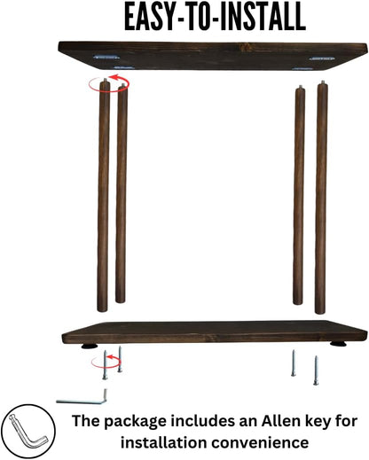 Modern Minimalist Nightstand Bedside Table with Storage Drawer – Bedroom End Table for Small Spaces, Living Room & Apartment Use