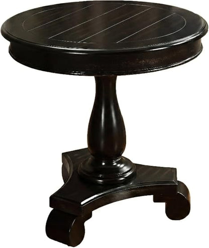 Modern Round Dining Table with Pedestal Base – Minimalist Kitchen Table for 2–4 People, Small Space Apartment & Dining Room Use
