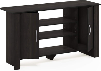 Modern TV Stand Entertainment Center with Storage Shelves – Minimalist Media Console for Living Room, Bedroom & Small Spaces