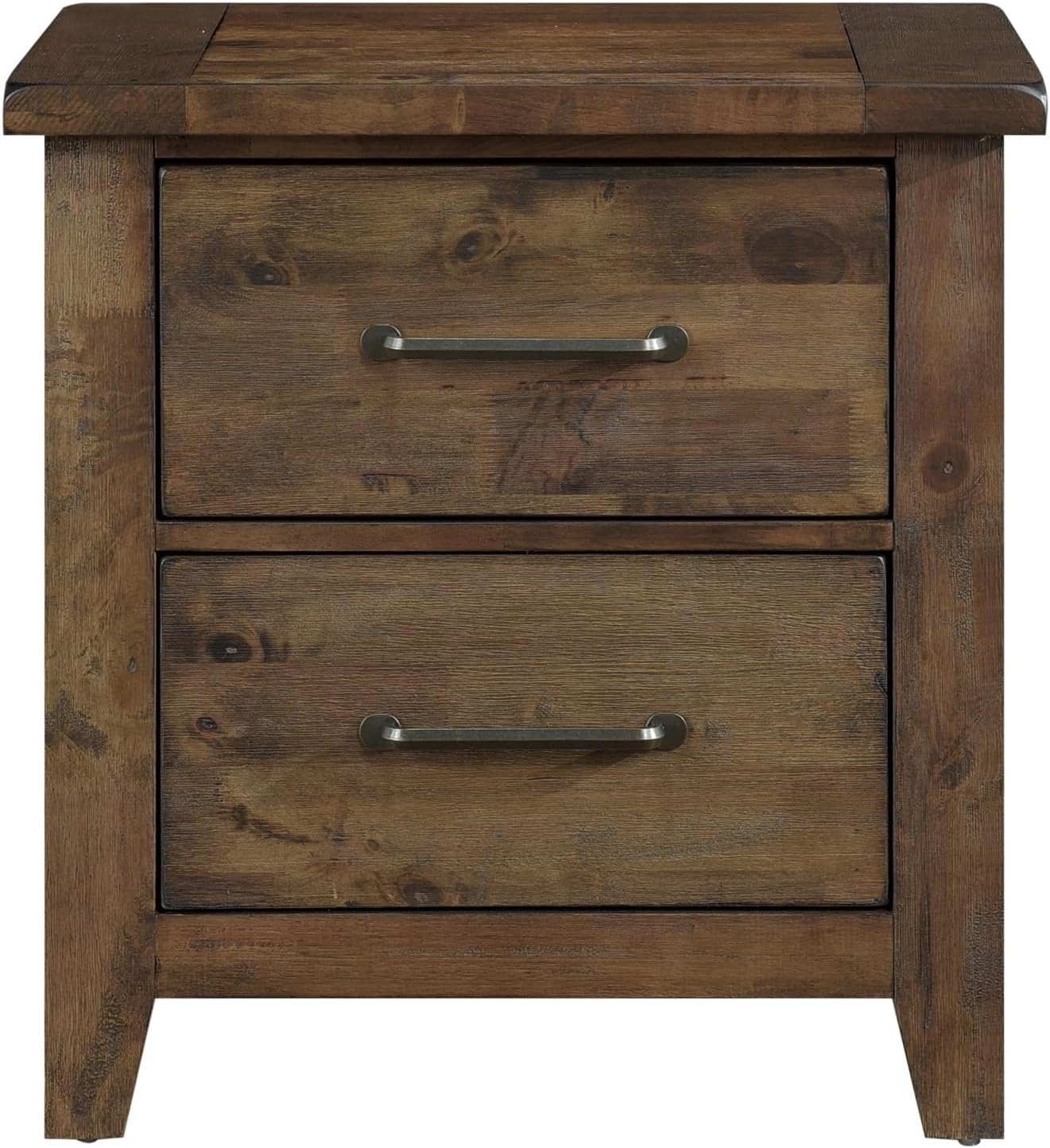 Modern Transitional Nightstand with Storage Drawer – Wooden Bedside Table for Bedroom, Living Room & Small Space Organization