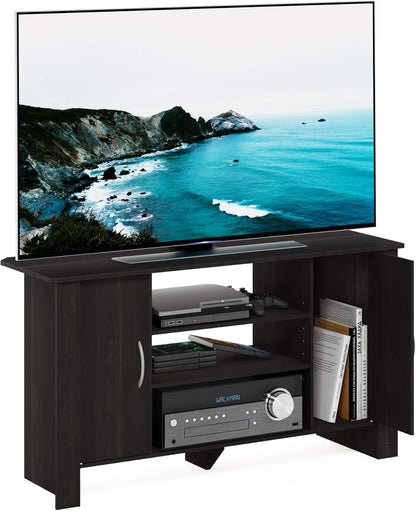 Modern TV Stand Entertainment Center with Storage Shelves – Minimalist Media Console for Living Room, Bedroom & Small Spaces