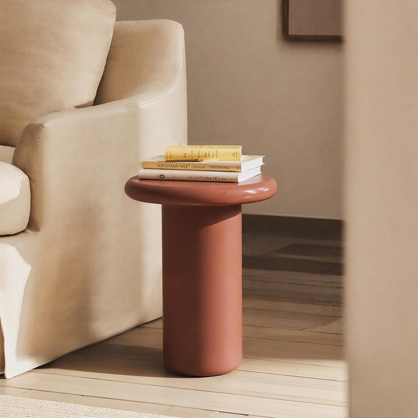Modern Glossy Coffee Table Set – Minimalist Living Room Center Table & Side Table Set for Contemporary Home Décor