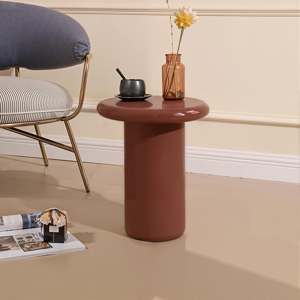 Modern Glossy Coffee Table Set – Minimalist Living Room Center Table & Side Table Set for Contemporary Home Décor