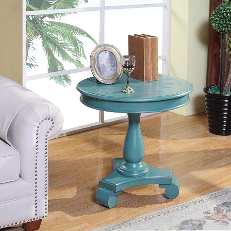 Modern Round Dining Table with Pedestal Base – Minimalist Kitchen Table for 2–4 People, Small Space Apartment & Dining Room Use