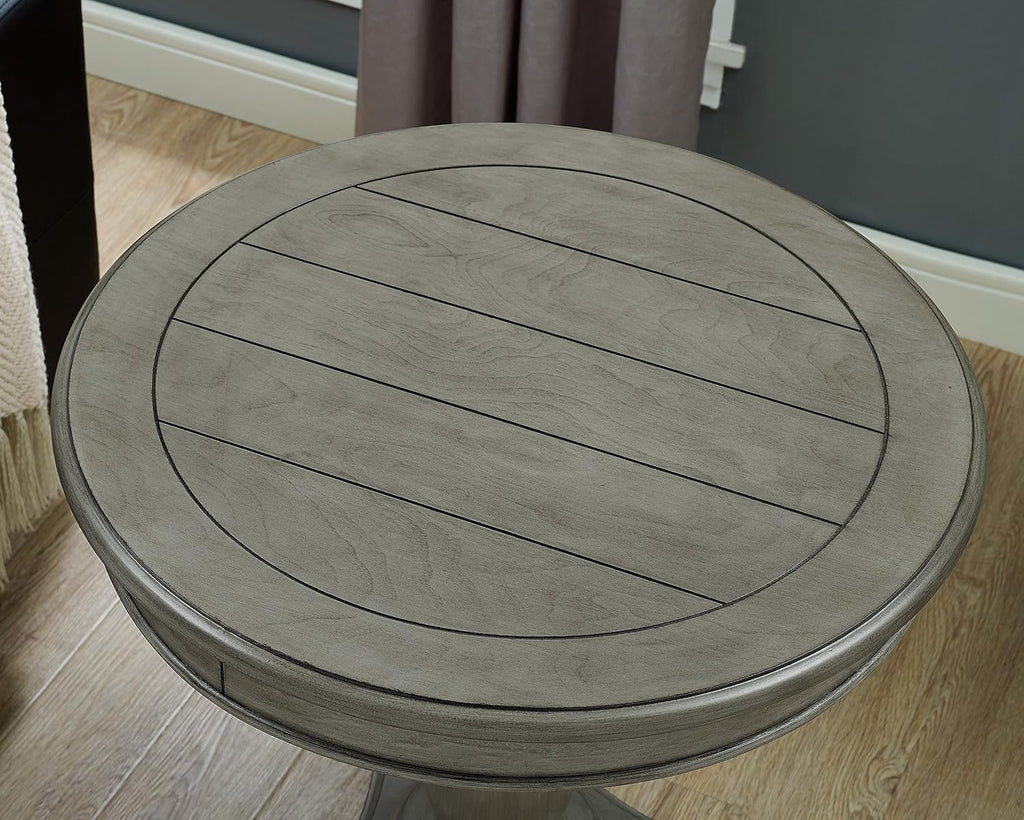 Modern Round Dining Table with Pedestal Base – Minimalist Kitchen Table for 2–4 People, Small Space Apartment & Dining Room Use